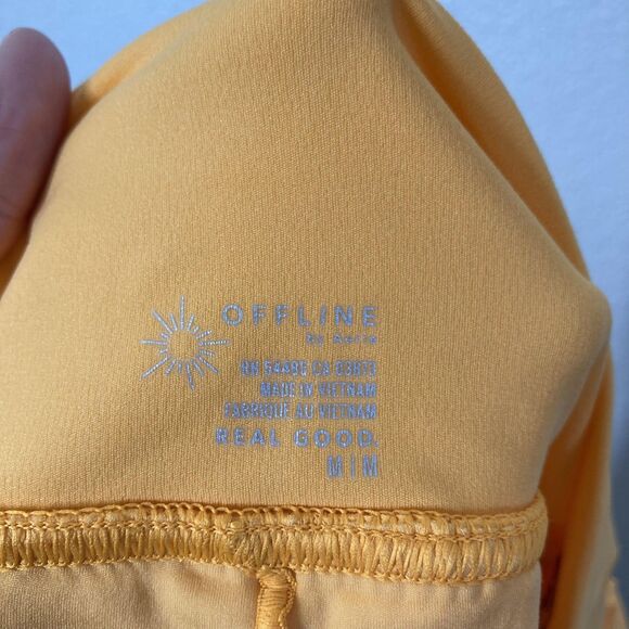 OFFLINE By Aerie Skort Womens Medium Orange Pleated Tennis Athletic Real Good - Picture 11 of 16